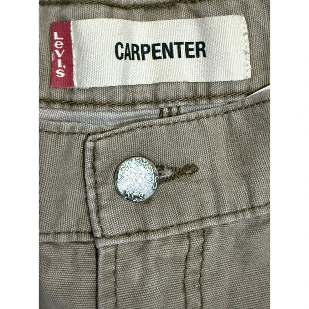 Levi's Carpenter Beige Chino Shorts‎ Size 36 (11